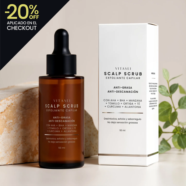 Exfoliante capilar control grasa y descamación con extractos naturales