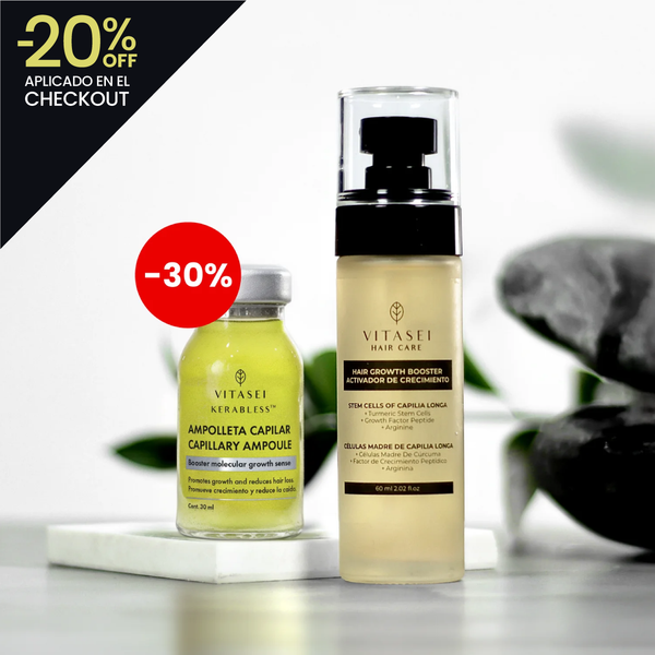 Kit de crecimiento - activador capilar + ampolleta con cúrcuma