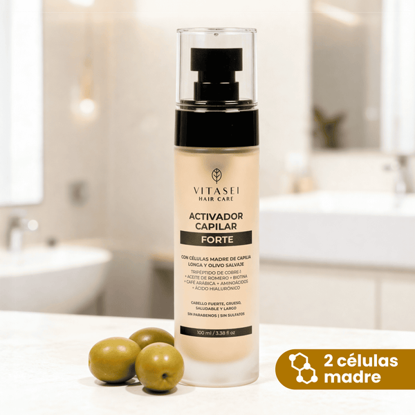 Activador Capilar Forte 100 ml | Células Madre de cúrcuma y oliva | Menos caída Más Volumen