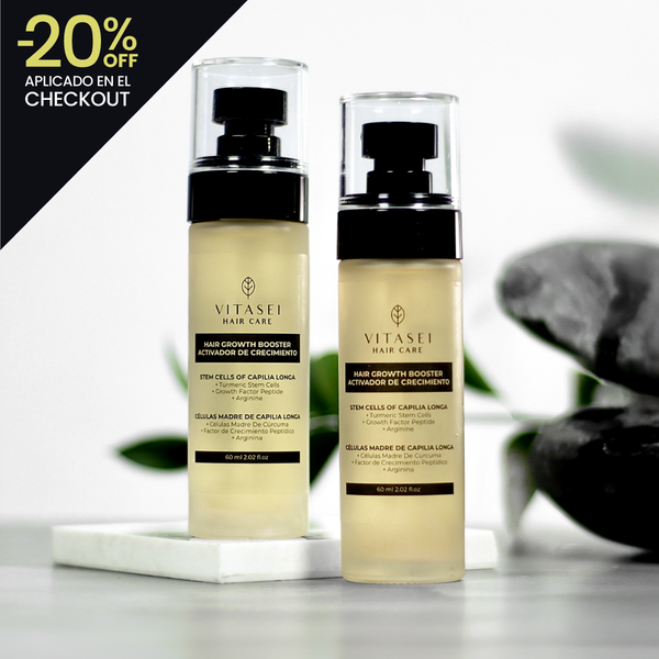 Kit x 2 Activadores capilares con células madre y factores de crecimiento - Menos caída más volumen