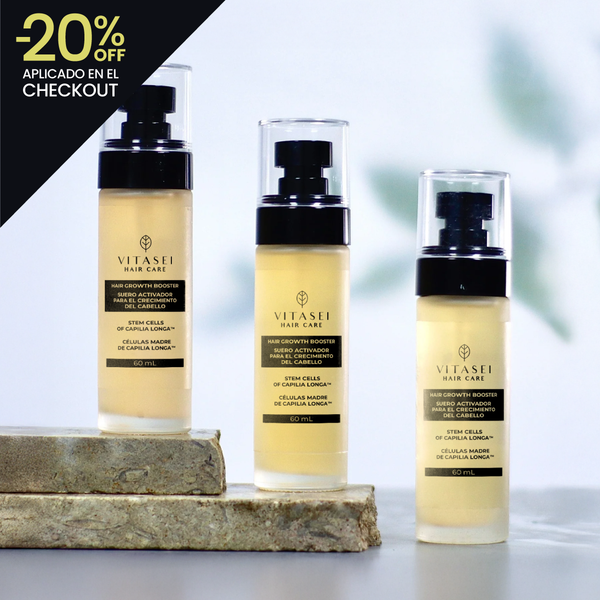 Kit x 3 Activadores capilares con células madre y factores de crecimiento - Menos caída más volumen