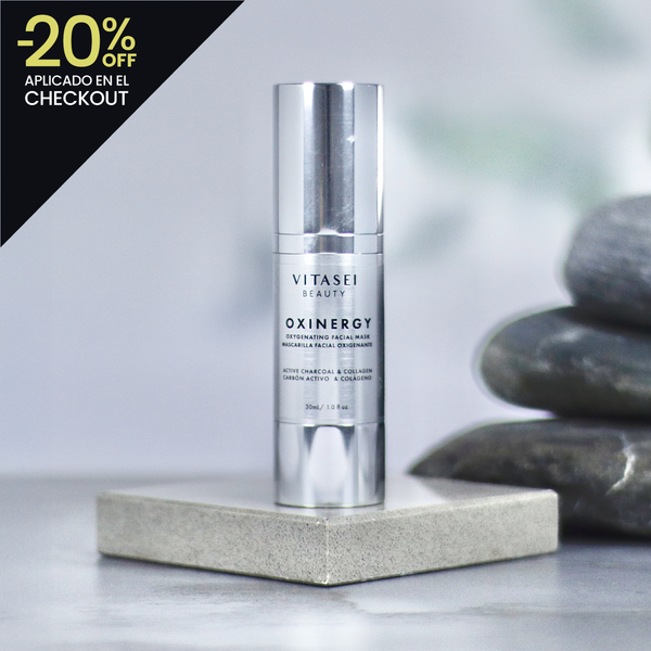 Oxinergy: mascarilla oxigenante con carbón y colágeno