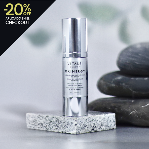 Oxinergy crema gel nutritiva con prebióticos y agua termal