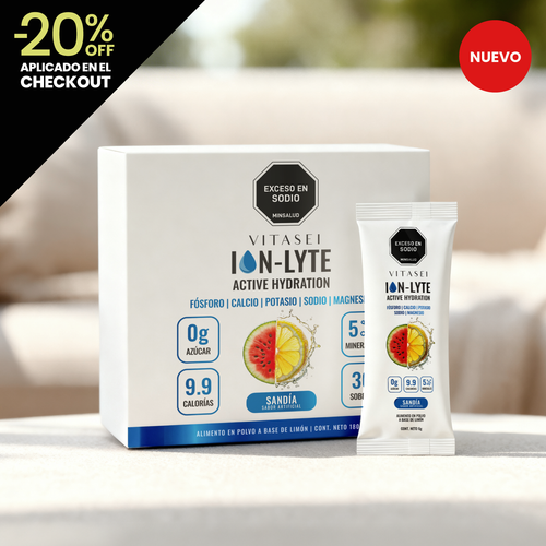 Ion-Lyte hidratante con electrolitos en sachets sabor sandía-limón