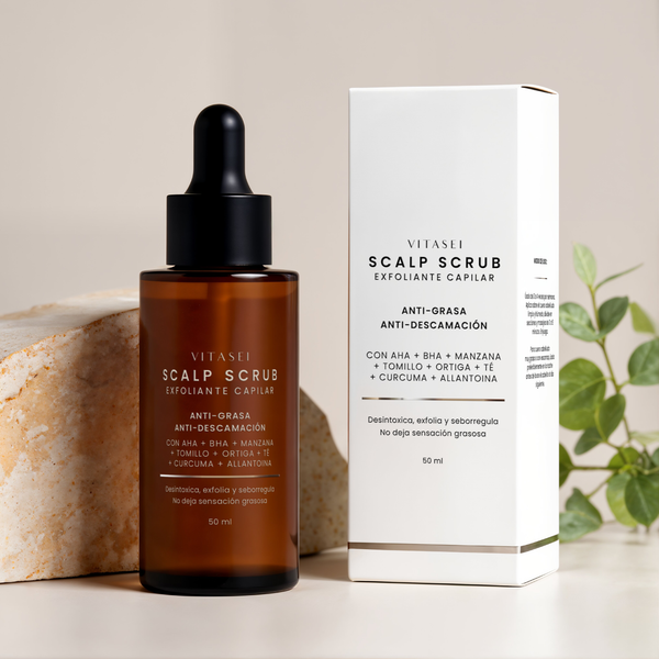 Exfoliante capilar control grasa y descamación con extractos naturales
