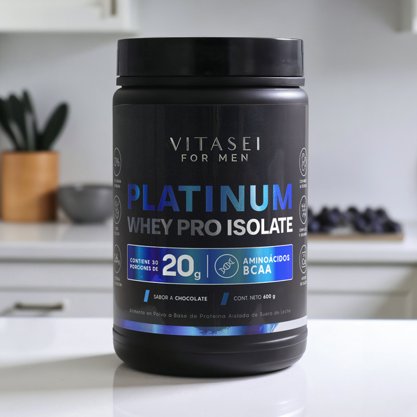 Platinum Whey Pro Isolate | Proteína Pura con BCAAs y Complejo B