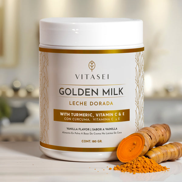 NUEVA GOLDEN MILK FÓRMULA EN POLVO CON CÚRCUMA, VITAMINA C, E Y D